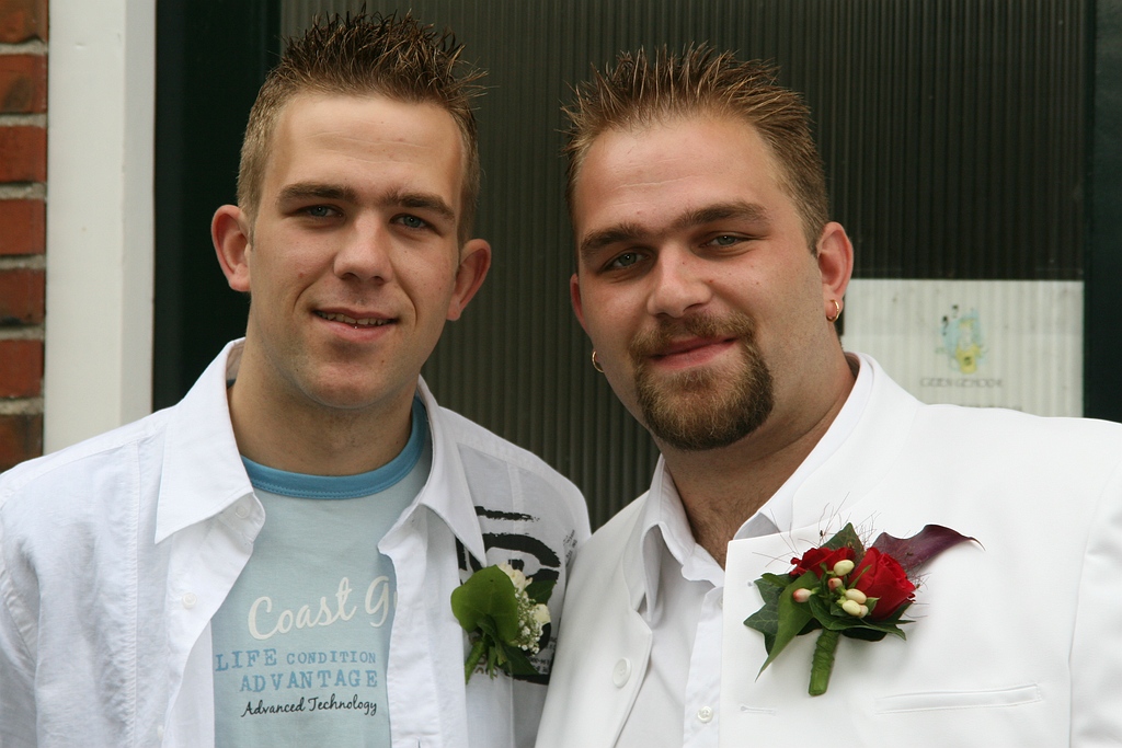 Patrick en Marjan trouwen 7 juli 2007