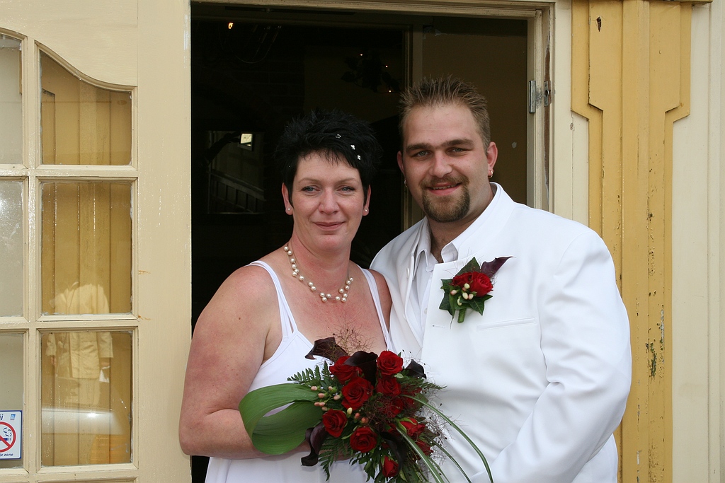 Patrick en Marjan trouwen 7 juli 2007
