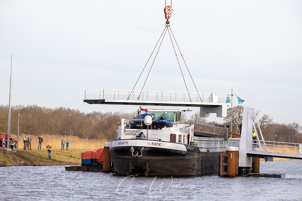 Plaatsing Enkeerdbrug Marsdijk 24 februari 2021 - Gino Wiemann